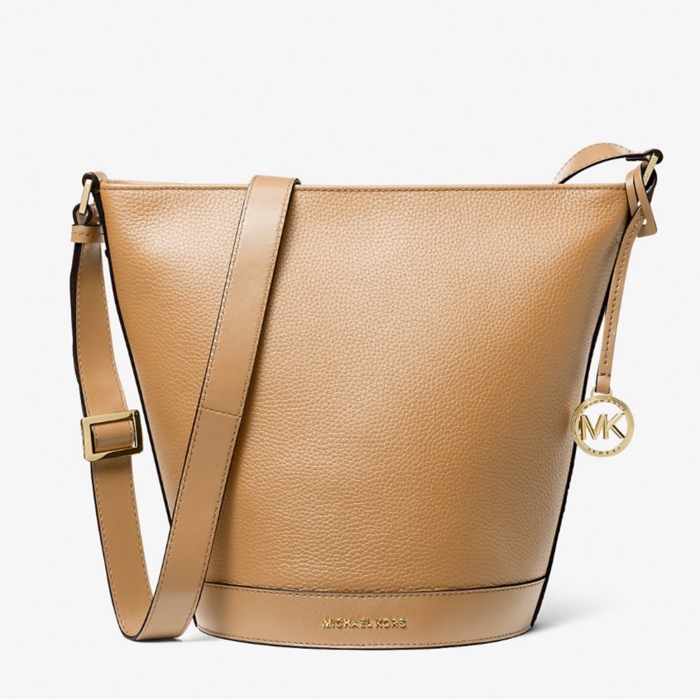 Michael Kors Townsend Medium Pebbled Leather Messenger Bag